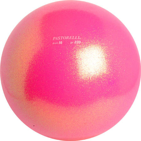 Ball Pastorelli  16cm (Glitter Fluo Pink)