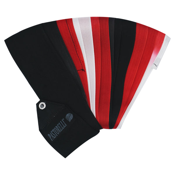 Ribbon Pastorelli 5m (Black-Red-White)