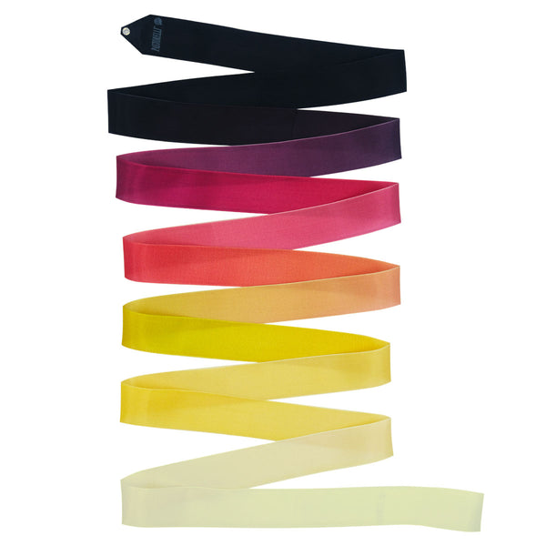 Ribbon Pastorelli Arche’ Gold (Black-Coral-Yellow-White) 5 m