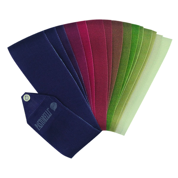 Ribbon Pastorelli Luxury Archè 5m (Violet - Fuschia - Green - Light green)