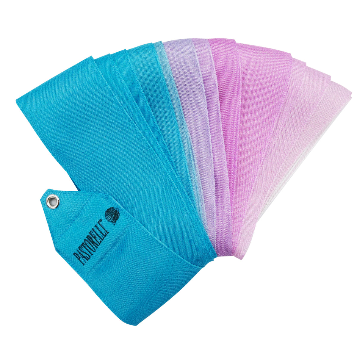 Ribbon Pastorelli Luxury Archè leopard 5m (Sky blue-Pink-Light pink)