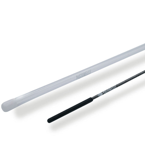 Classic glitter black stick with black grip 59.5 cm