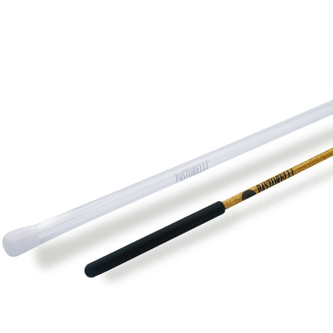 Classic glitter gold stick with black grip 59.5 cm